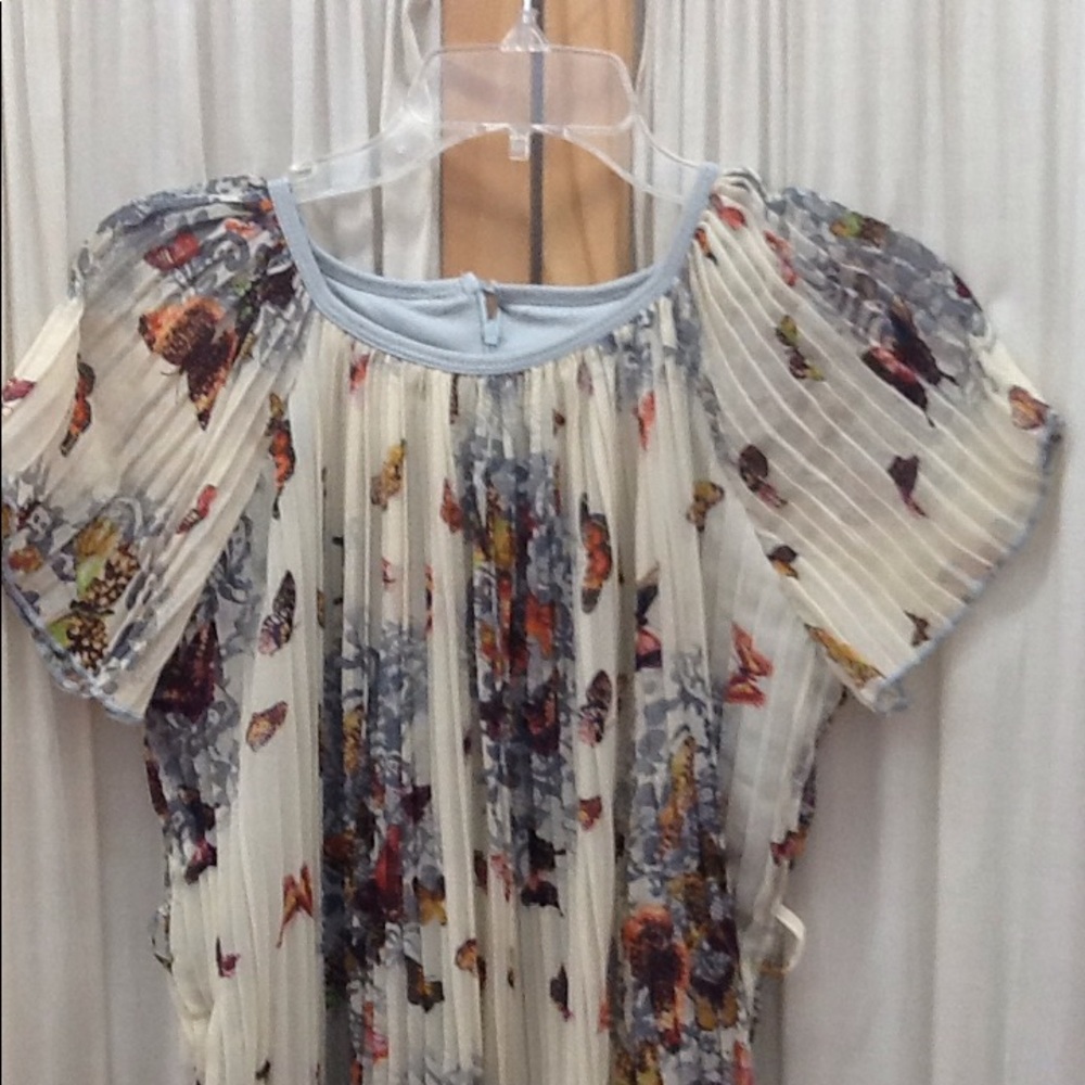 Girls Flower and Butterfly Print Jumper by Blossum Couture Size 8